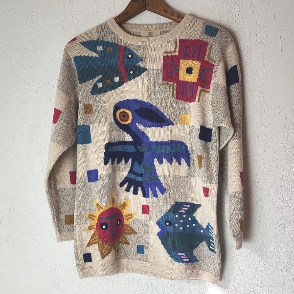 Spirit of the Andes Peruvian Alpaca Sweater, Approx Sz L